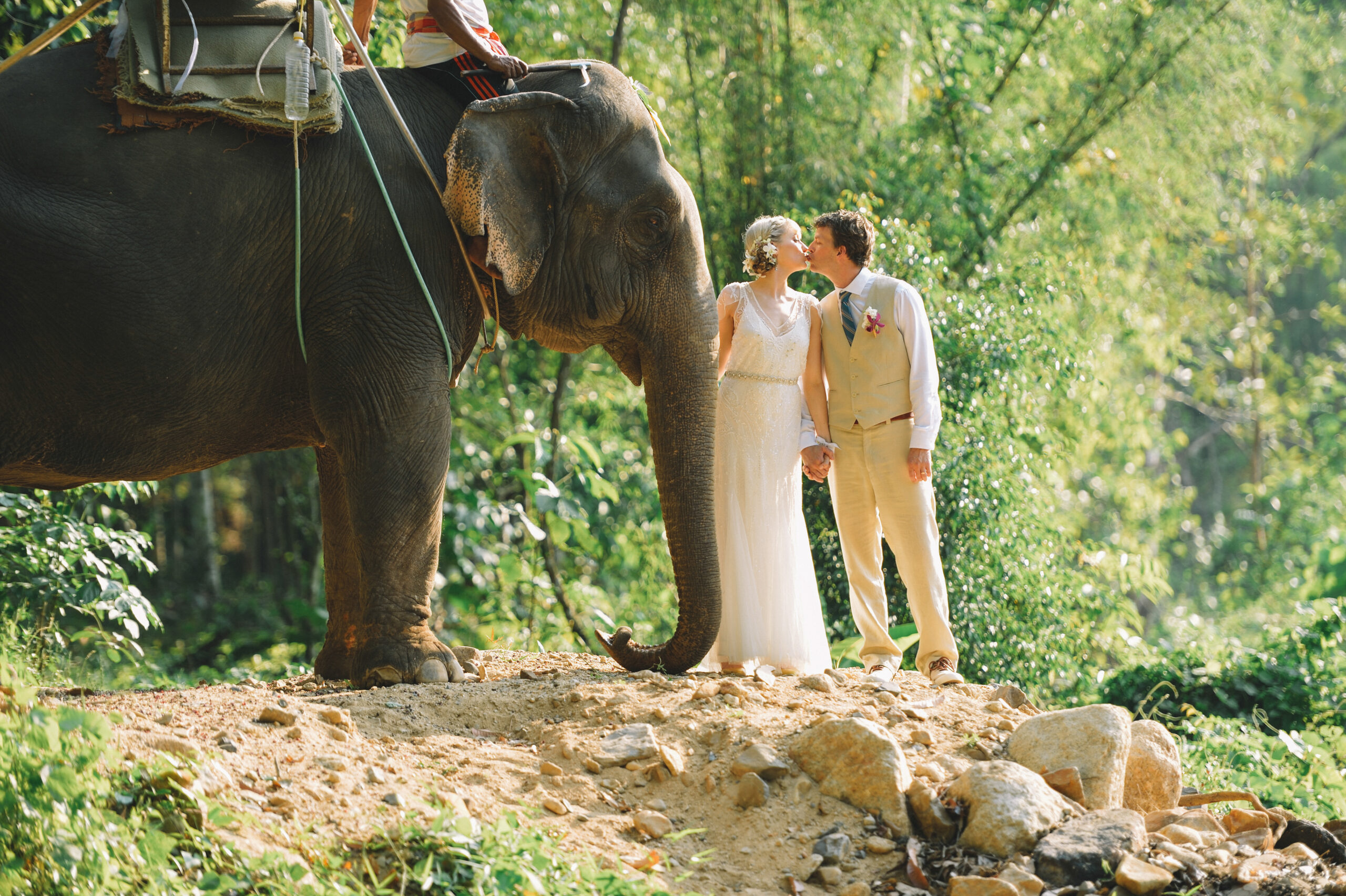 wedding destination in Koh Phi Phi, Krabi, Thailand, lovedezign photography, wedding inter, Thai photographer, Zeavola, elephant riding