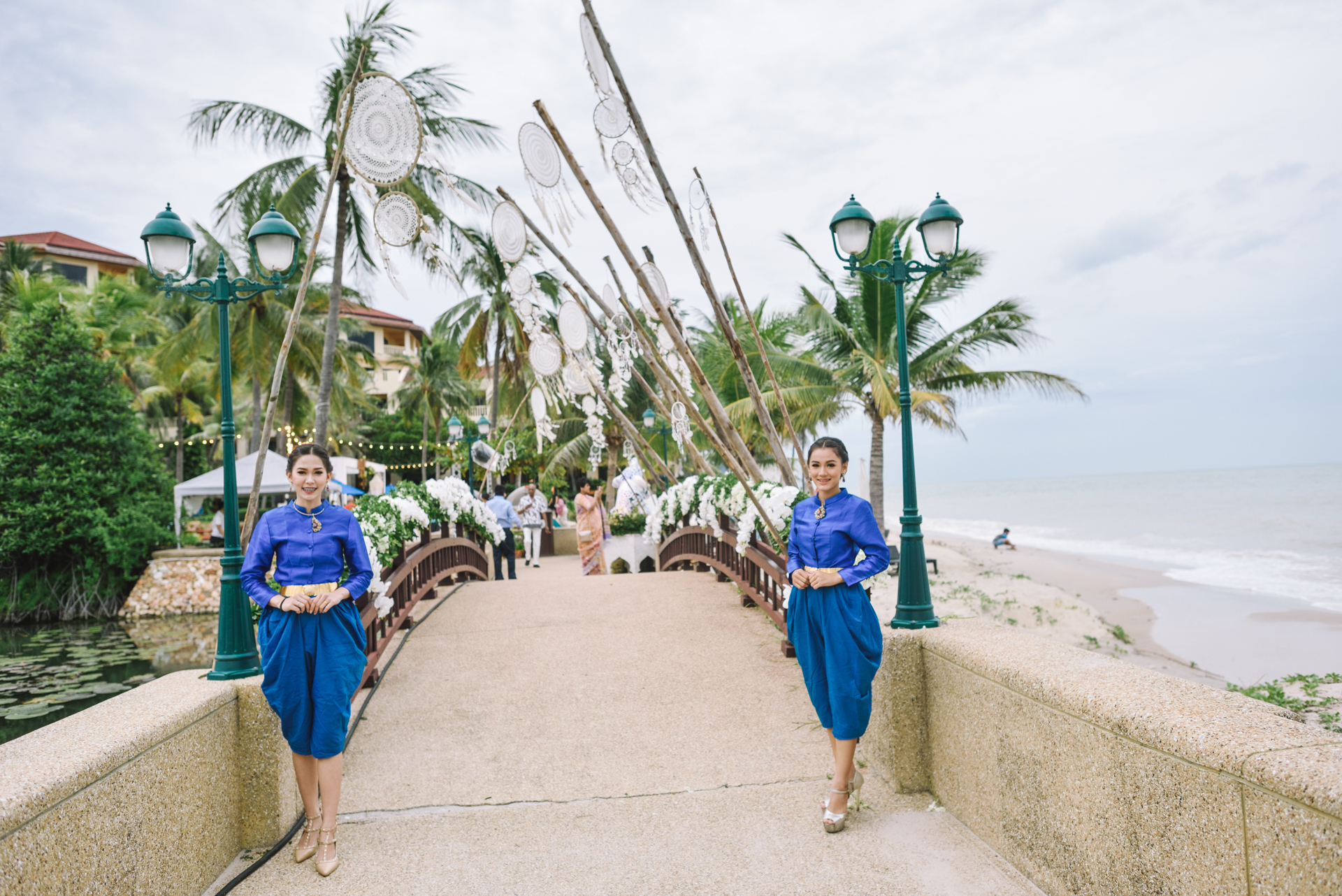 indian wedding Telugu at Dusit Thani, Hua Hin, Thai art wedding decoration, lovedezign photography