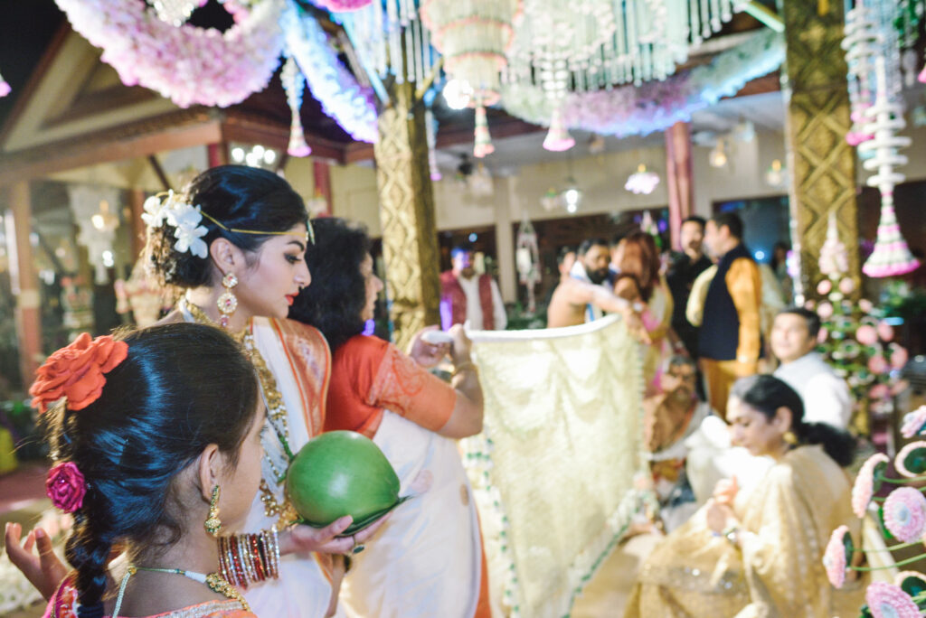 indian wedding Telugu at Dusit Thani, Hua Hin, Thai art wedding decoration, lovedezign photography