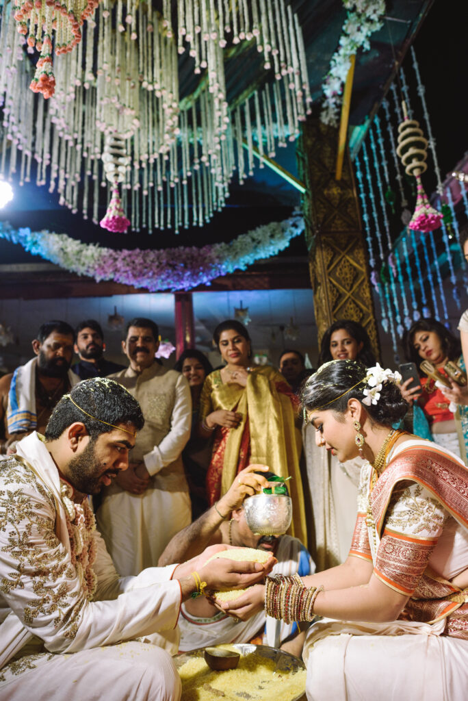 indian wedding Telugu at Dusit Thani, Hua Hin, Thai art wedding decoration, lovedezign photography