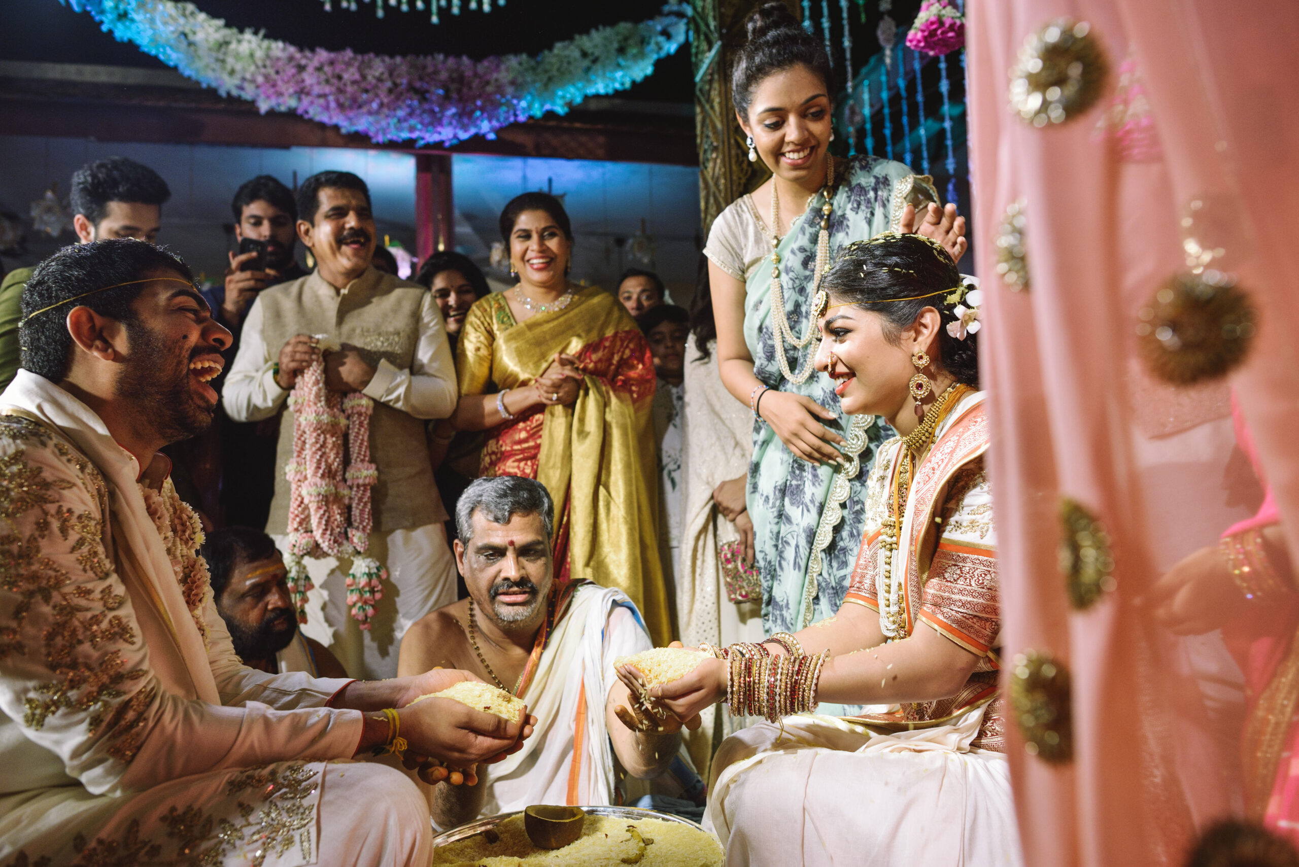 indian wedding Telugu at Dusit Thani, Hua Hin, Thai art wedding decoration, lovedezign photography
