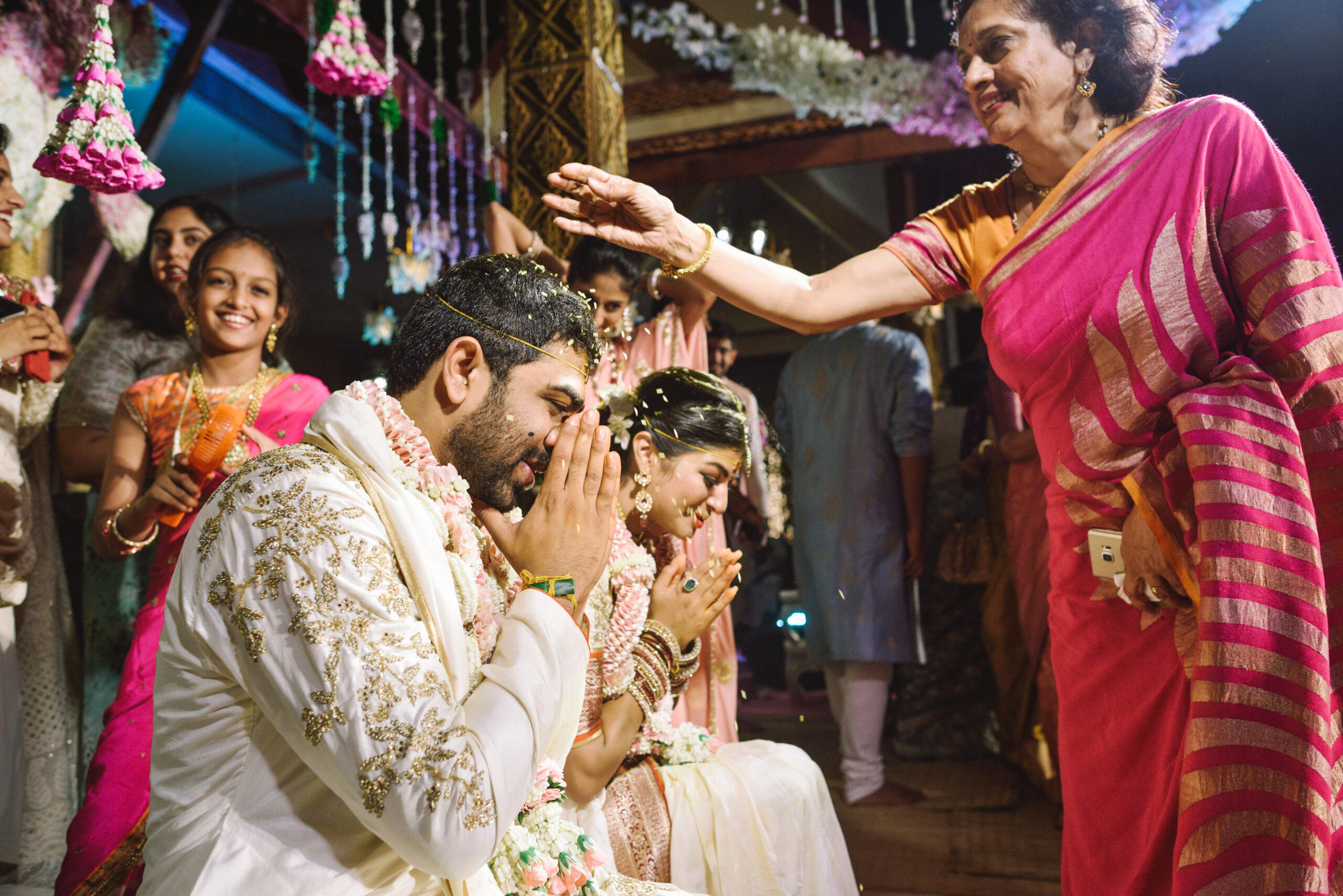 indian wedding Telugu at Dusit Thani, Hua Hin, Thai art wedding decoration, lovedezign photography