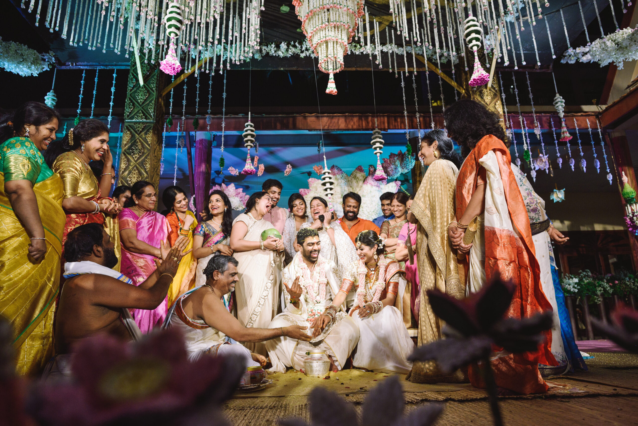 indian wedding Telugu at Dusit Thani, Hua Hin, Thai art wedding decoration, lovedezign photography