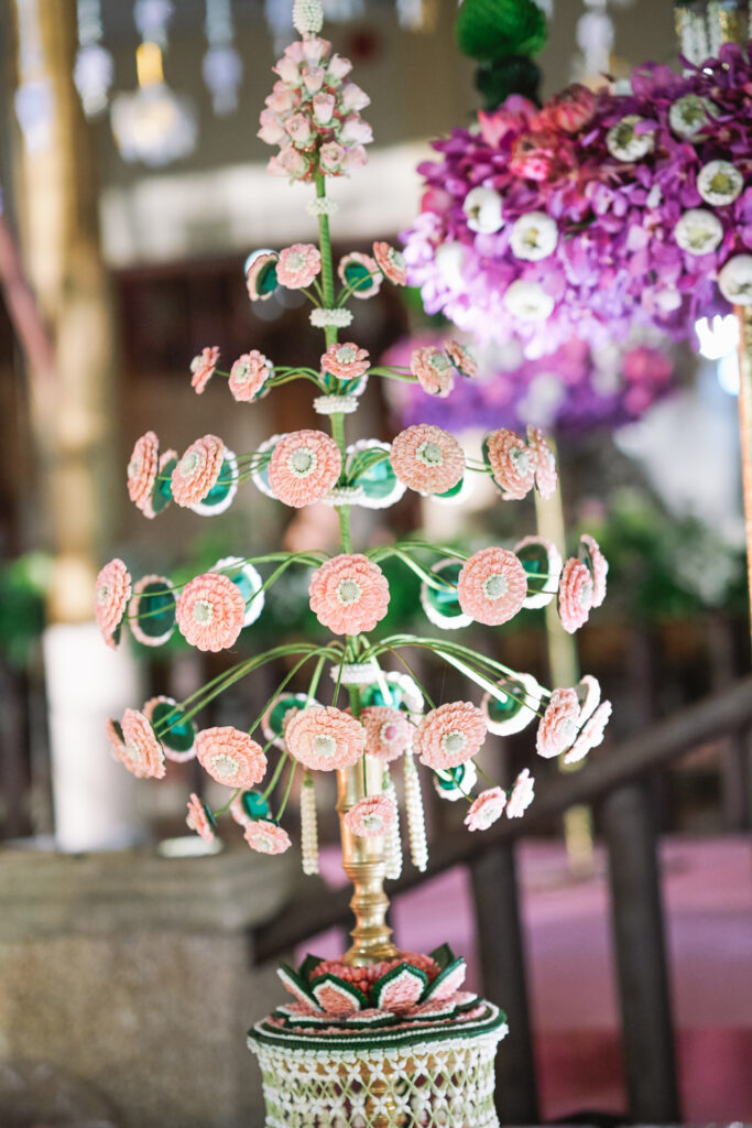 indian wedding Telugu at Dusit Thani, Hua Hin, Thai art wedding decoration, lovedezign photography