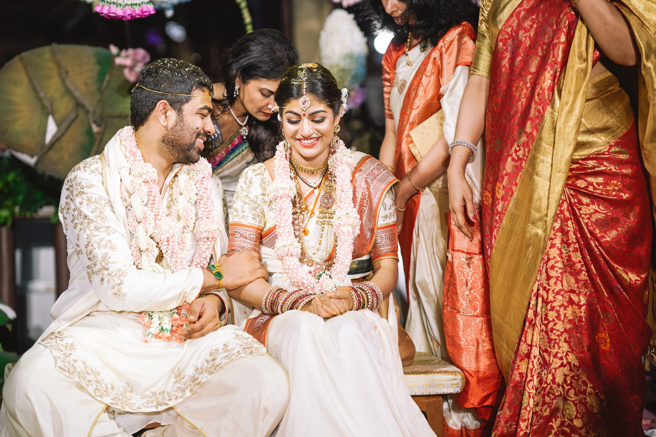 indian wedding Telugu at Dusit Thani, Hua Hin, Thai art wedding decoration, lovedezign photography