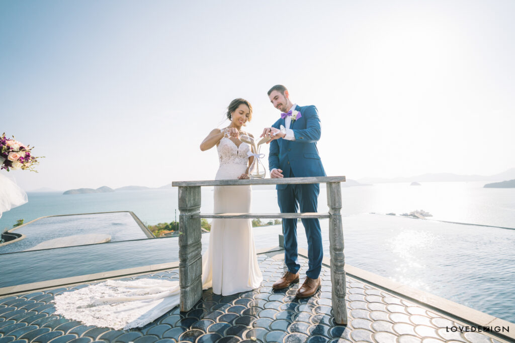 Phuket wedding photography at Sripanwa