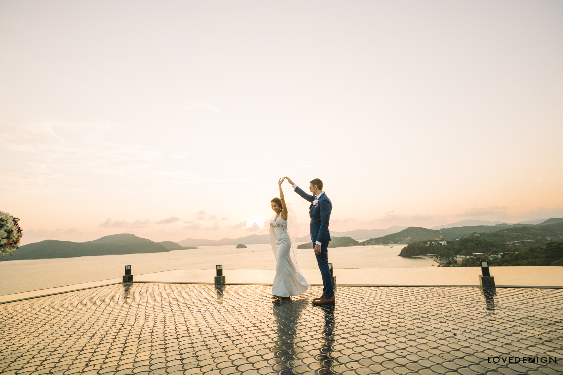 Phuket wedding photography at Sripanwa