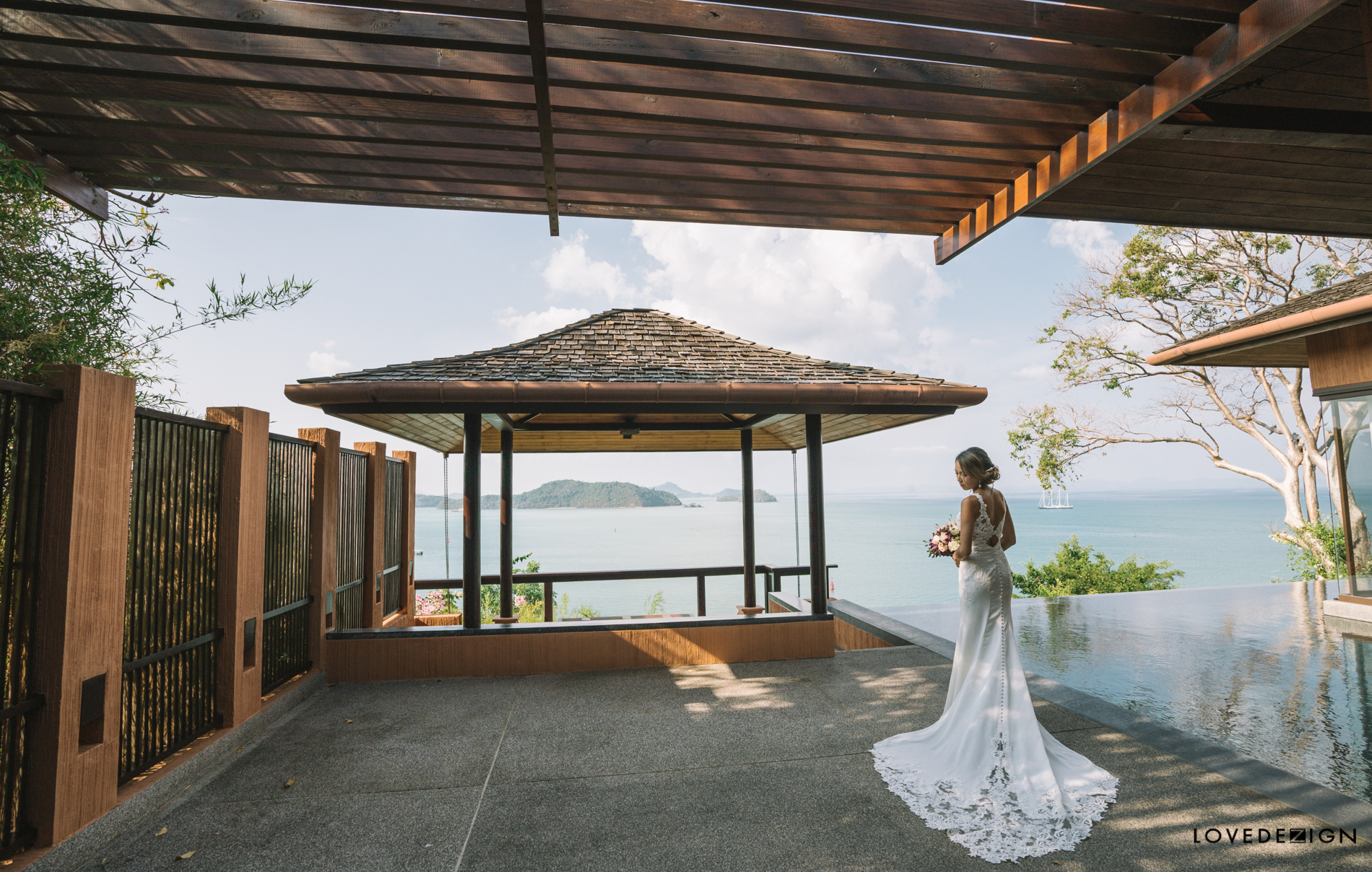 Phuket wedding photography at Sripanwa