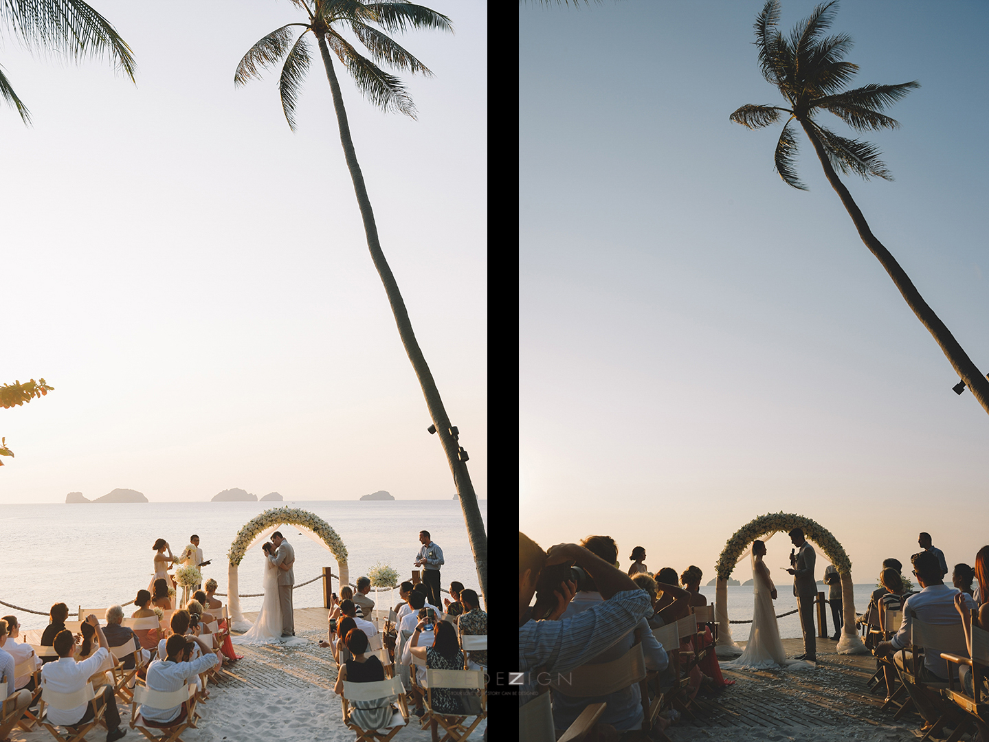 wedding photo at Conrad Samui, wedding destination in Thailand
