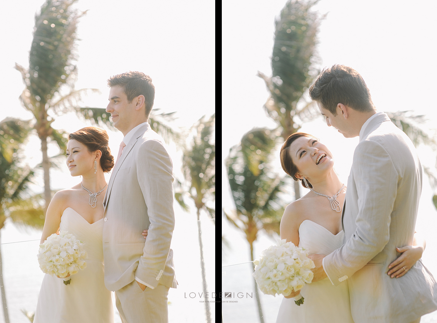 wedding photo at Conrad Samui, wedding destination in Thailand