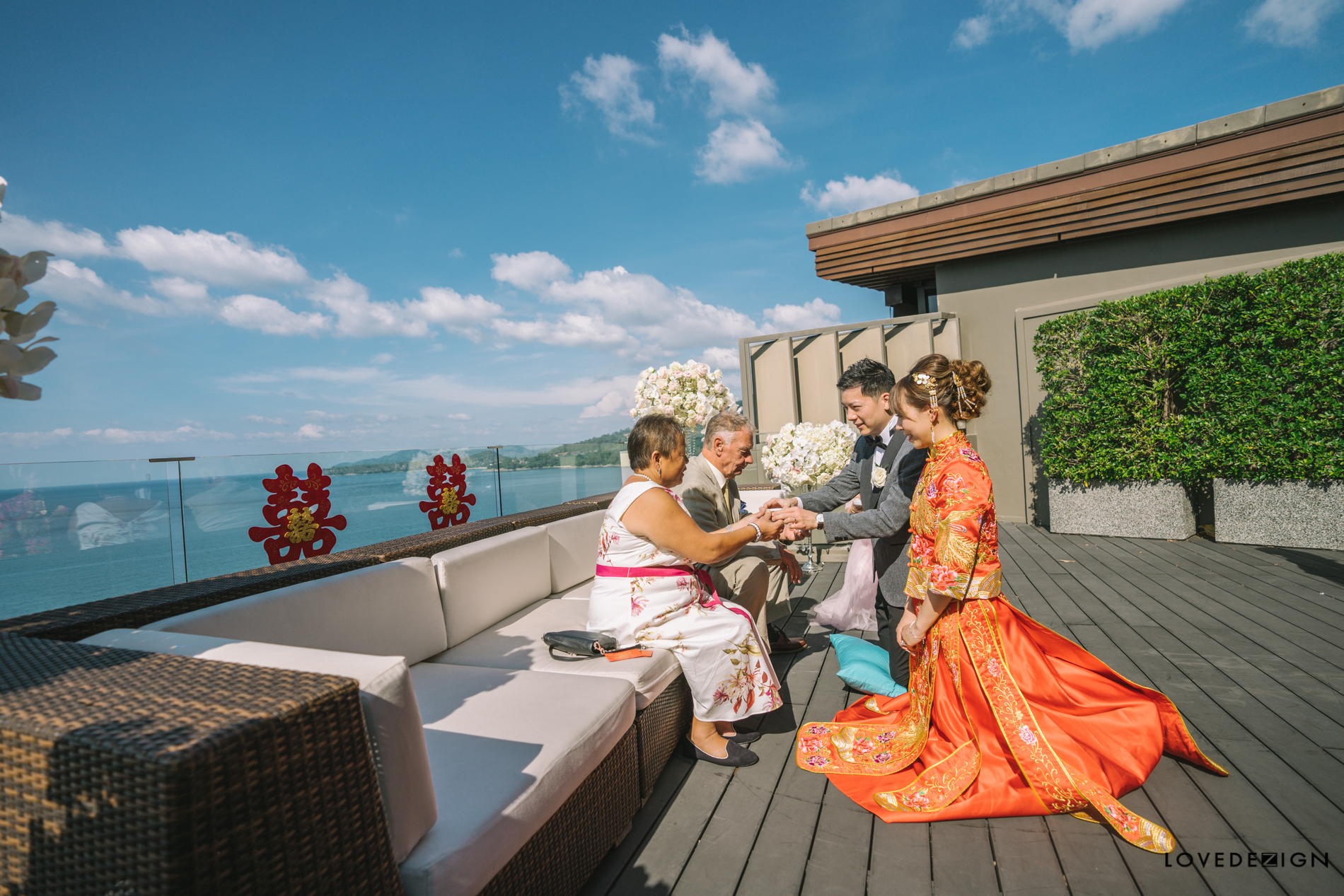 wedding photography at Paresa, Phuket