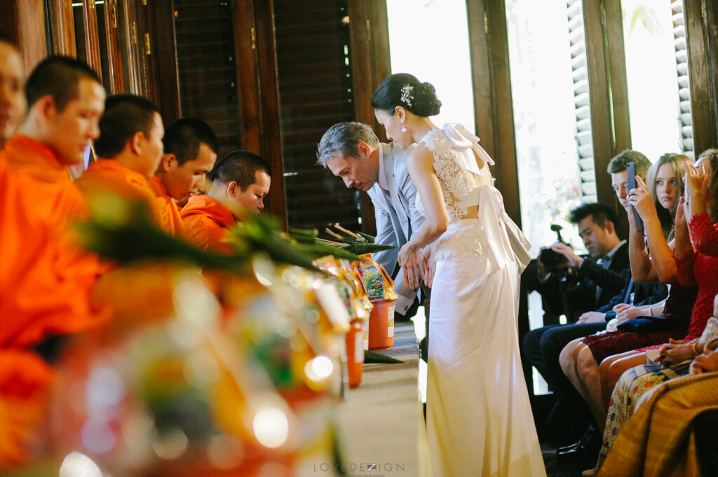 wedding photography at 137 pillars house, Chiangmai wedding.