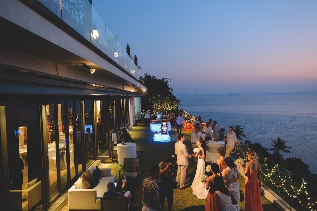 wedding photo at Conrad Samui, wedding destination in Thailand